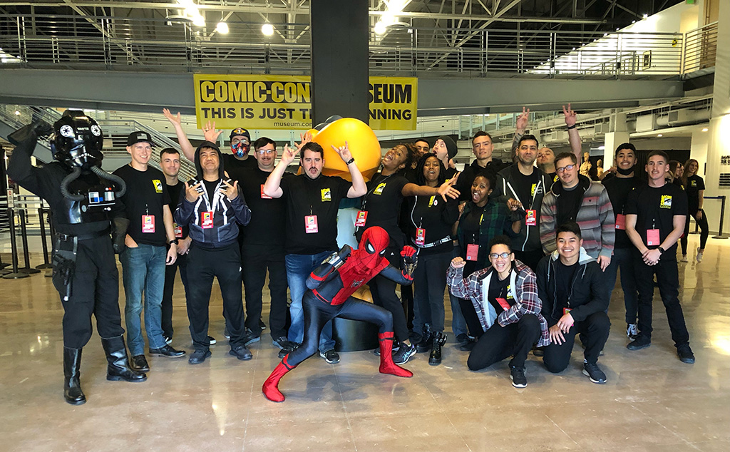 Comic-Con Museum volunteers.