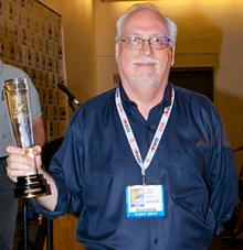 J. Michael Straczynski holing award