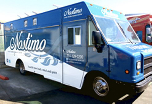 Nostimo Greek food truck image.